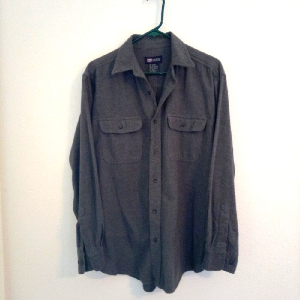 Men's long sleeves flannel shirt